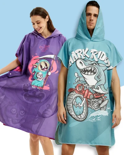 Changing Towel Poncho-HOTMANGO Microfiber