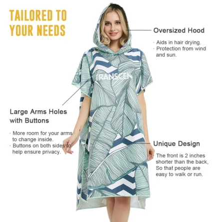 Changing Towel Poncho-HOTMANGO Microfiber - Image 4