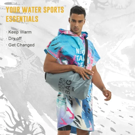 Changing Towel Poncho-HOTMANGO Microfiber - Image 5