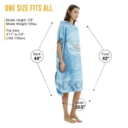 Changing Towel Poncho-HOTMANGO Microfiber