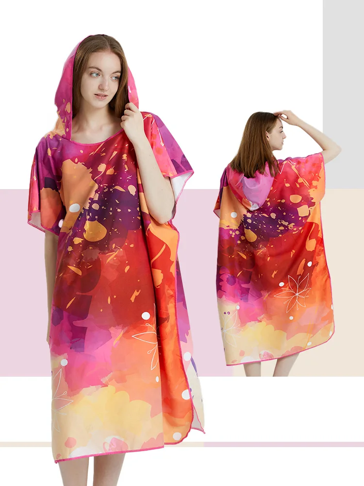 womens poncho towel