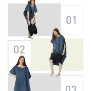 Ladies Towelling Poncho-Aquarelle-Quick-Dry Microfiber