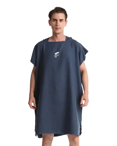 Poncho Towels for Adults-Microfiber Suede