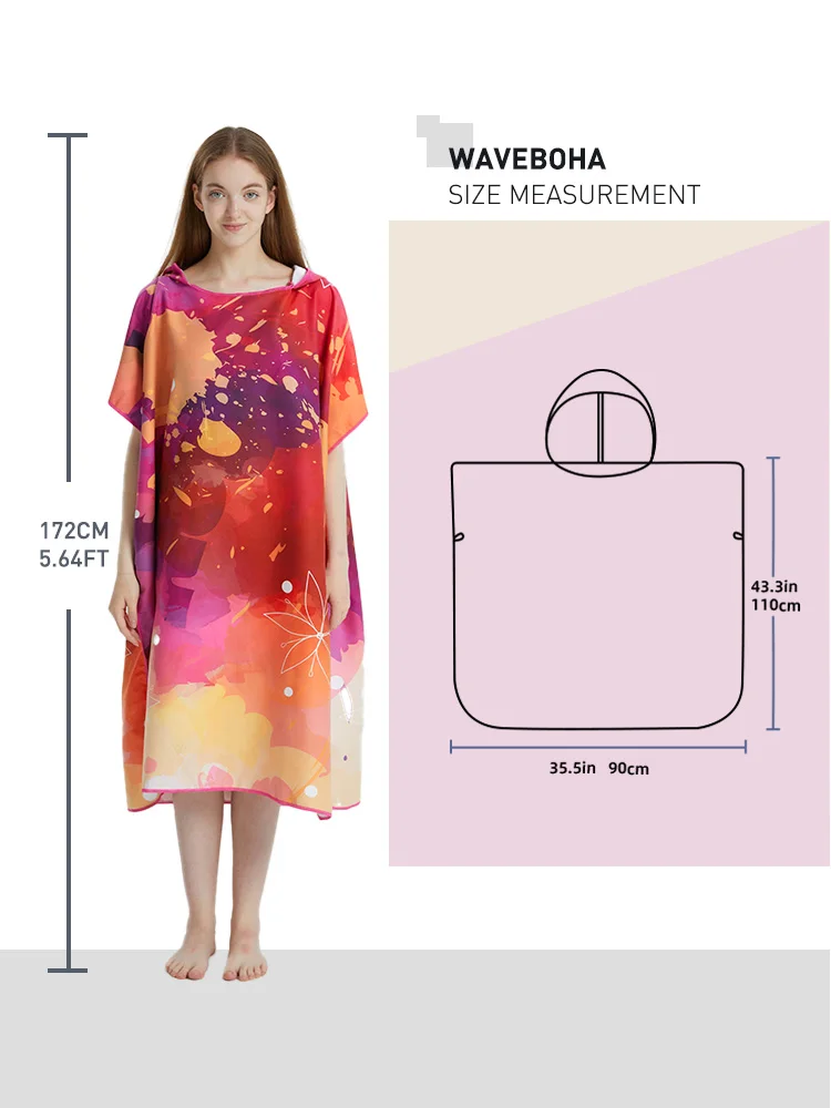 womens poncho towel