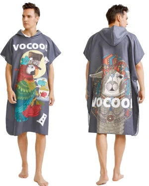 Hooded Poncho Towel -Quick-drying