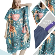 poncho towel womens