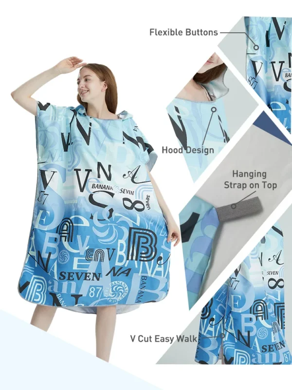 Womens Towel Poncho