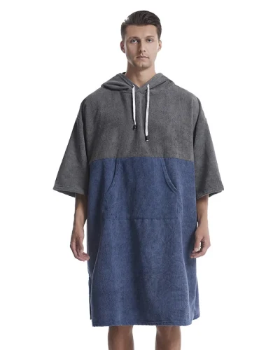 Surf Towel Poncho-Changing Robe with Hood