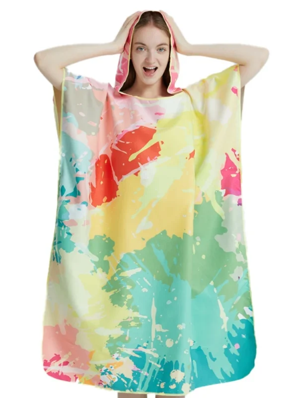 Ladies Towelling Poncho