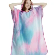 Towelling Poncho Womens - SOFTY