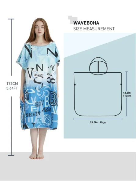 Womens Towel Poncho
