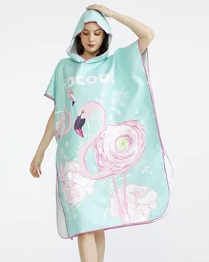 Hooded Poncho Towel -Quick-drying