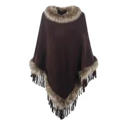 Women's Poncho UK Fashion-Maya