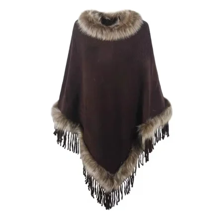 Women's Poncho UK Fashion-Maya