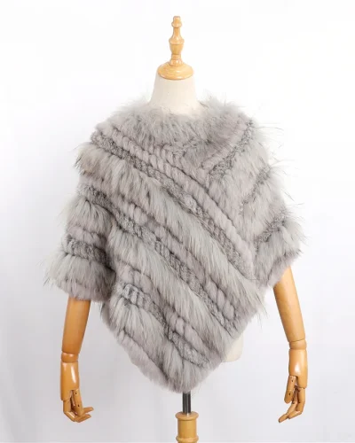 Shia Poncho Women’s Clothing -Genuine Fur