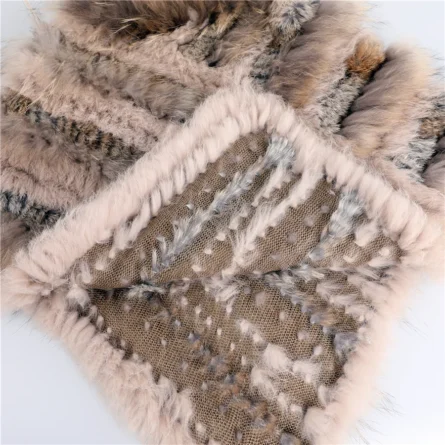 Shia Poncho Women's Clothing -Genuine Fur - Image 5