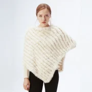 Women's Poncho Real Fur - Abbey