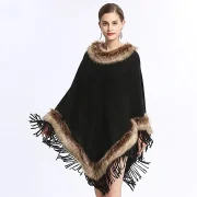 Women's Poncho UK Fashion-Maya